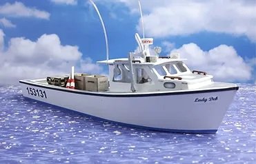 Osborn - HO Lobster Boat