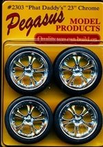 Pegasus - 23''Phat Daddy's'ChromRims w/T