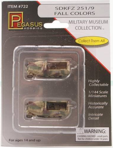 Pegasus - German Sd.Kfz.251/9 Fall 1:144
