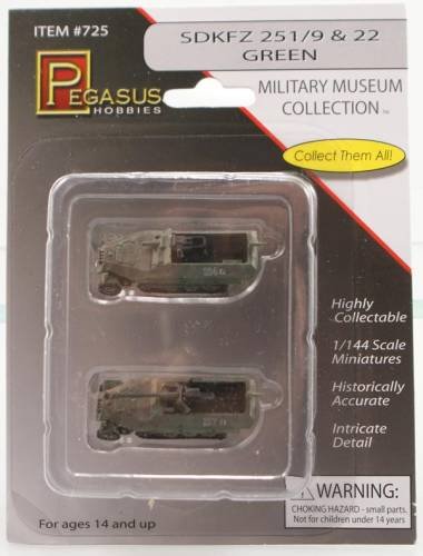 Pegasus - German Sd.Kfz.251/9 & 22 1:144