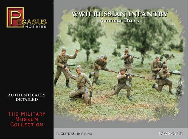 Pegasus - Russian Ww-Ii Infantry Sum :72