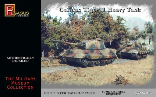 Pegasus - German Tiger Ii Tanks 1:72