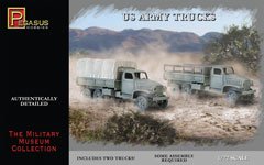 Pegasus - Ho Us Army Trucks (2) 1:72