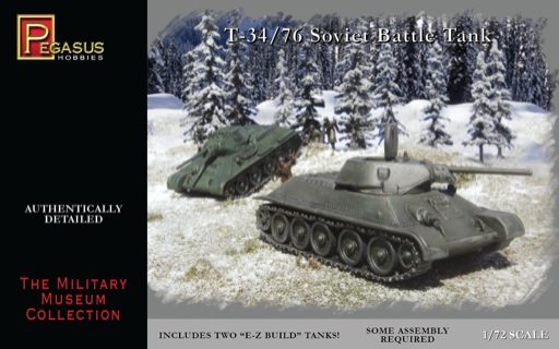 Pegasus - Russian T-34/76 Tanks 1:72