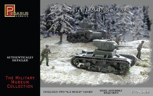 Pegasus - Soviet T-26 Tanks 1:72