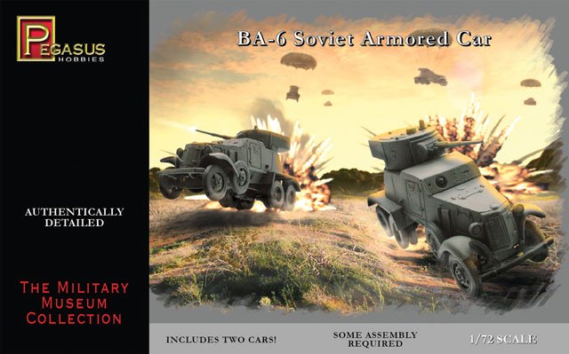 Pegasus - Ba-6 Soviet Armored Cars 1:72
