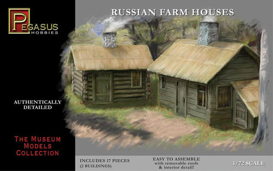 Pegasus - Russian Farm Houses 1:72