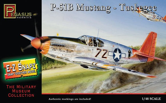 Pegasus - P-51B Mustang Tuskegee 1:48 Sn