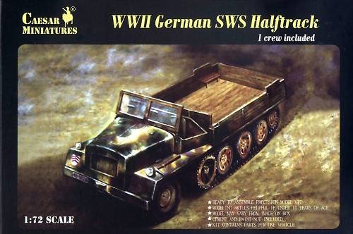Pegasus - Ww-2 German sWs Halftrak W/crw