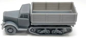 Phoenix - HO Half Track empty bed flcar load