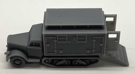 Phoenix - HO Half Track Ambulance w/rear door open