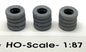 Phoenix - HO Stack of 4 Tires, Undecorated 3pc