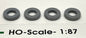 Phoenix - HO Individual Tires, Undecorated 4pc