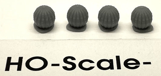 Phoenix - HO Barrel Cacti-Small, Undecorated 4pc