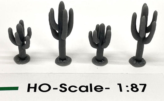 Phoenix - HO Cacti: Saguaro Assortmnt #1 Undec 4pc