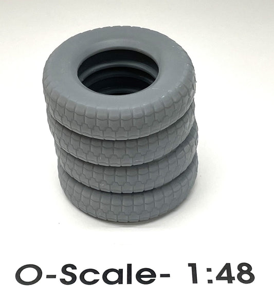 Phoenix - O Stack of 4 Tires, Undecorated 1pc