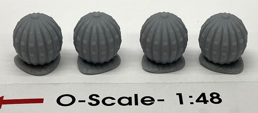 Phoenix - O Barrel Cacti-Large, Undecorated 4pc
