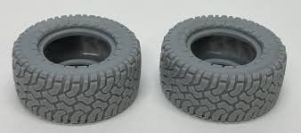 Phoenix - O Earthmover Tires Load for Flat Car 2pc