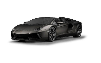 Pocher Lamborghini Aventador LP 700-4 Roadster Nero Nemesis Matte Black 1:8 Die-cast Metal Kit