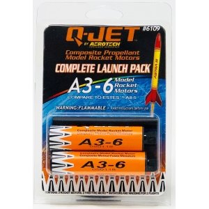Quest - A3-6 Q-Jet Model Rocket Motor 2pk