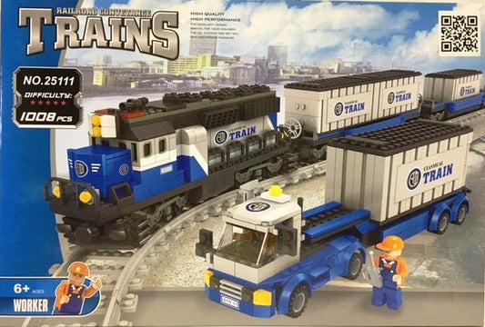 Rr Conveyance Train - Container Train Set 1008p Puzzle