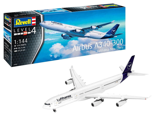 Revell - A340-300 Lufthansa New Livery 1:144