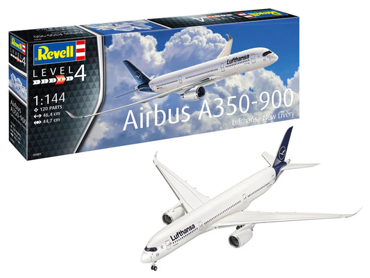 Revell - Airbus A350-900 Lufthansa New Livery 1:44 Scale