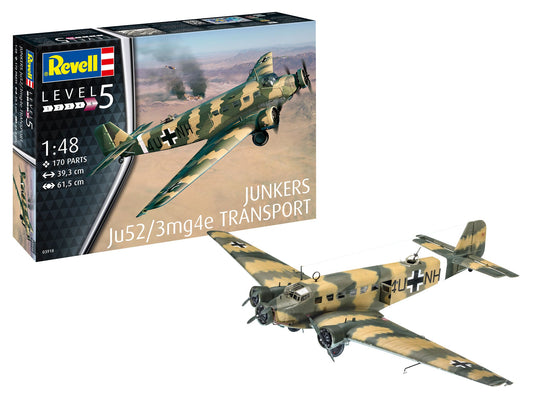 Revell - Junkers Ju52/3m Transport 1:48