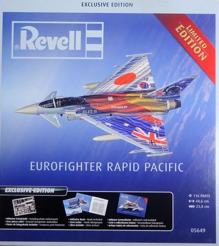 Revell - Eurofighter-Pacific platinum edition 1:72 gift set