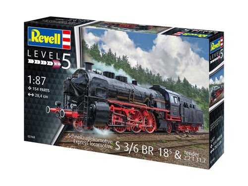 Revell - Expess Loco S3-6 BR18 w/tender 1:87