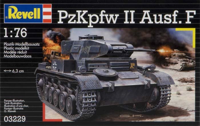 Revell - PanZer Ii Ausf.F 1:76