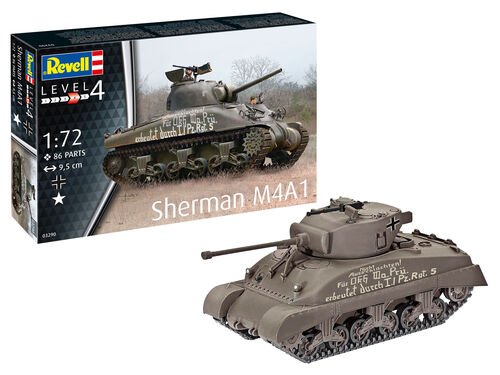 Revell - Sherman M4A1 Tank 1:72