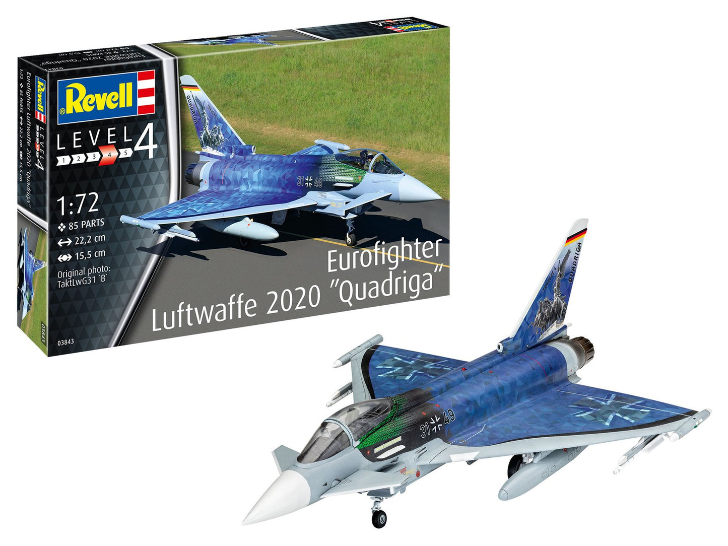 Revell - Eurofighter Luftwaffe 2020 Quadriga 1:72