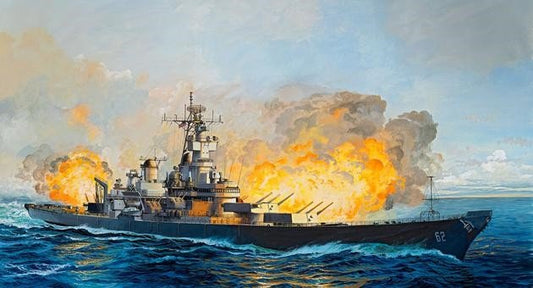 Revell - Uss New Jersey Bb-62 1982 Platinum 1:350