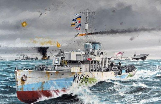 Revell - Hmcs Snowberry Corvette 1144