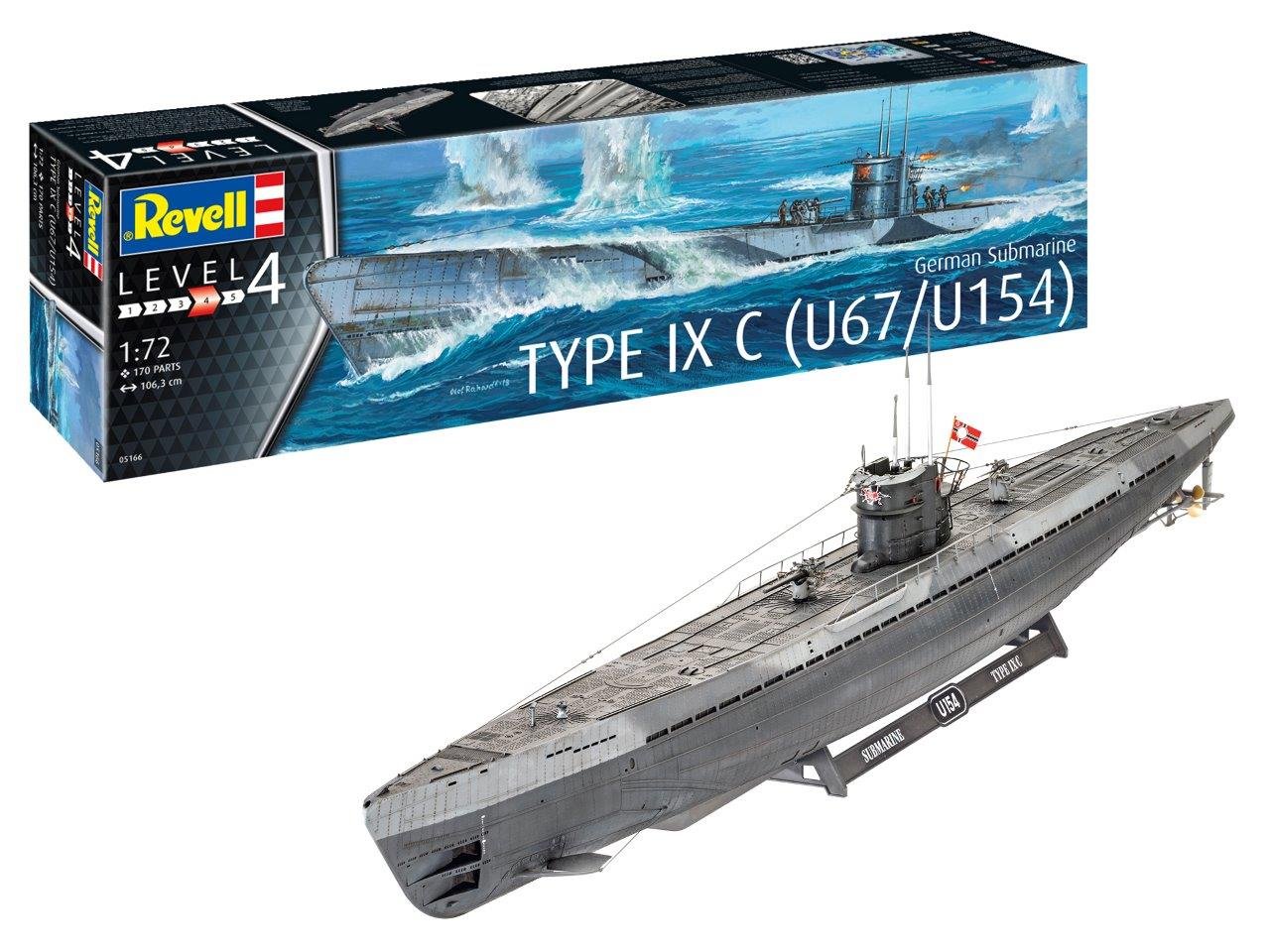 Revell - German Submarine Type IX C U67/U 1:72