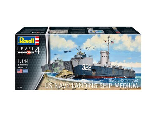 Revell - US Navy Landing Ship Medium 1:144