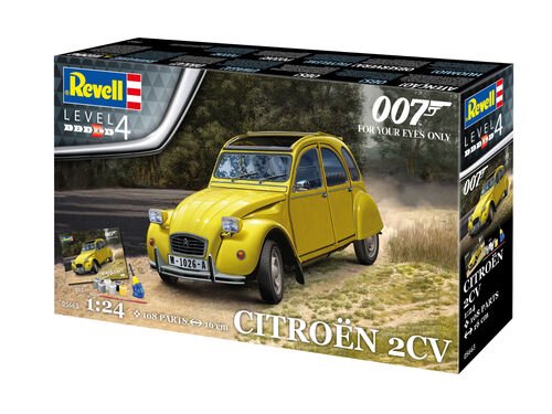 Revell - James Bond Citroen 2CV Gift Set 1:24