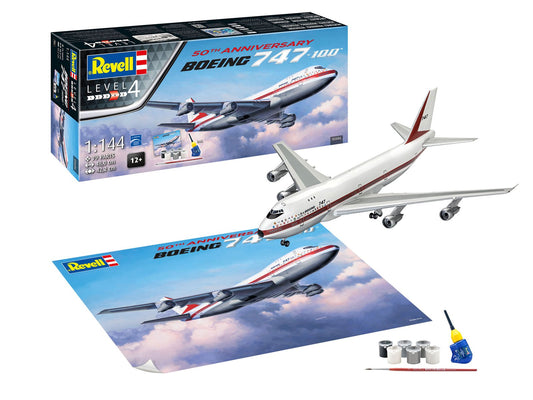 Revell - Boeing 747-100 50th Anniv 1:144