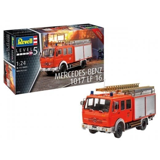 Revell - Mercedes Benz 1017 LF16 Fire Truck 1:24