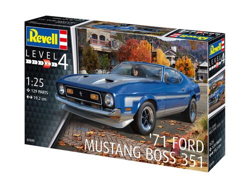 Revell - '71 Mustang Boss 351 1:25