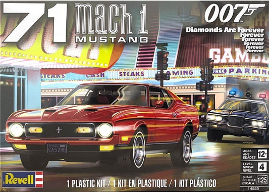 Revell - '71 Ford Mustang Mach I 429 Bond 1:25