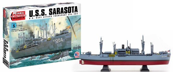 Revell - USS Sarasota 1:500