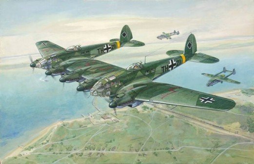 Roden - Heinkel He 111Z1 Zwilling TOWING 1:144