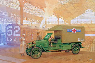 Roden - Vauxhall D-Type Ambulance 1:72