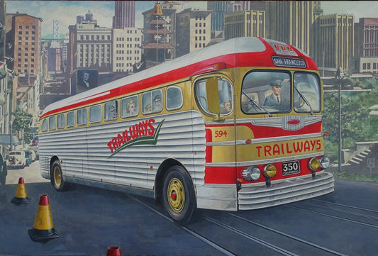 Roden - GMC PD3751 Silverside Trailways Bus 1:35