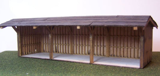 Rs Laser - Ho F&S 3bay Open Shed