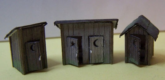 Rs Laser - Ho 3 Outhouses 1 Dbl Door 2 Sg