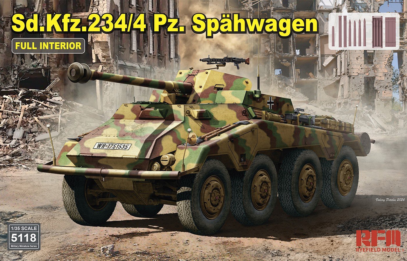 Ryefield - SdKfz 234/4 Spahwagen 1:35