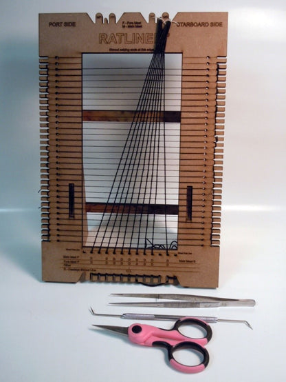 MS7201 RATLINER - THE SHROUD BUILDING TOOL - FOR APPROXIMATE SCALE OF 1:76 TO 1:90